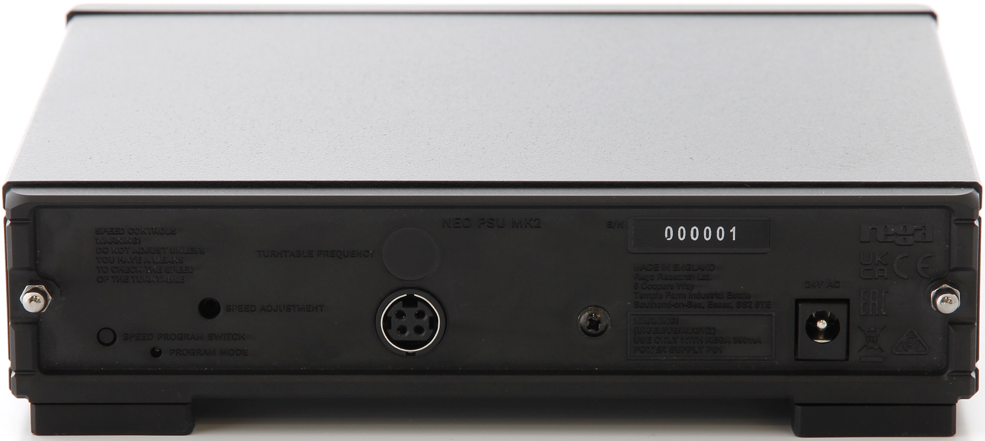 Rega Neo PSU MK II rear Rega Neo PSU MK II rear