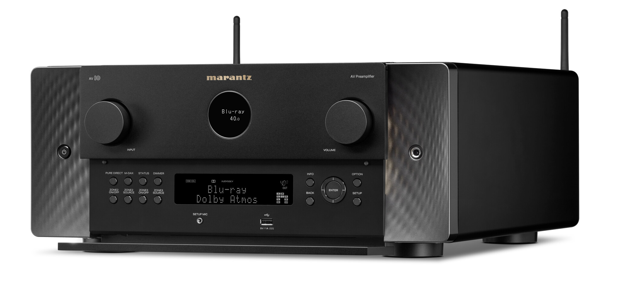 Marantz AV10 side black Marantz AV10 side black