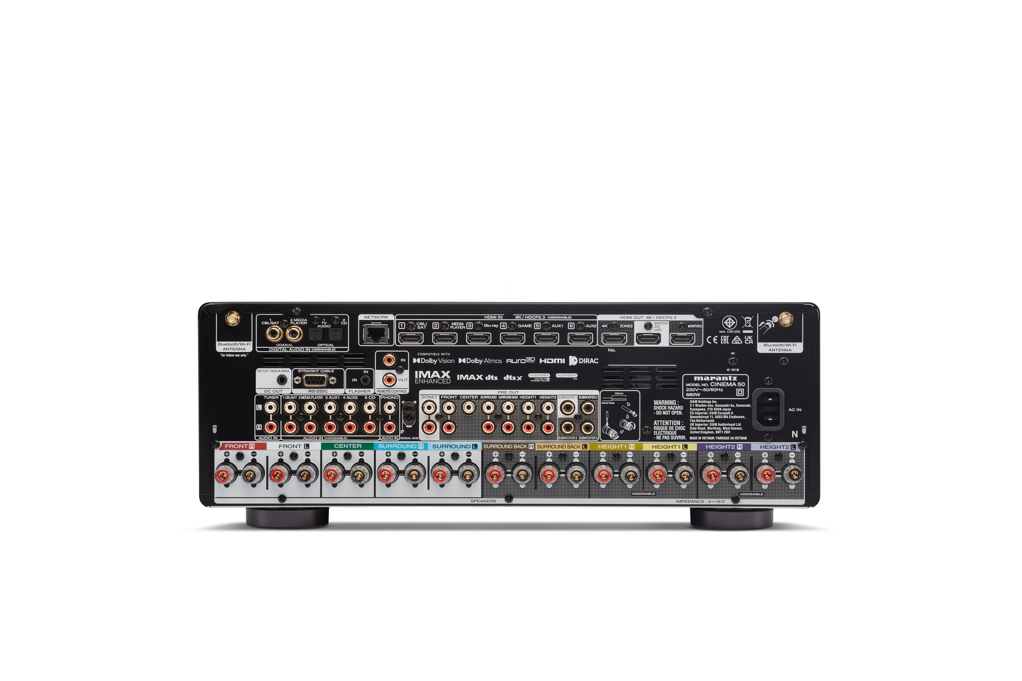 Marantz CINEMA 50 back Marantz CINEMA 50 back