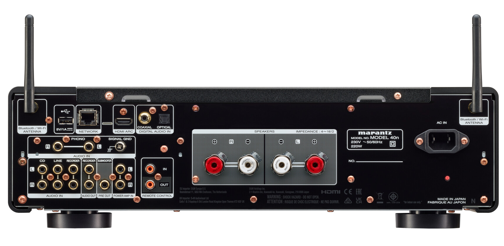 Marantz Model 40n back Marantz Model 40n back