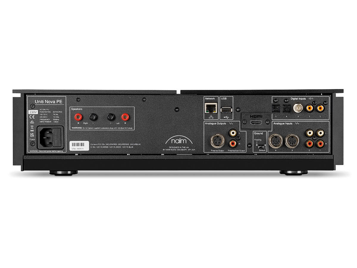 Naim uniti Nova PE back Naim uniti Nova PE back
