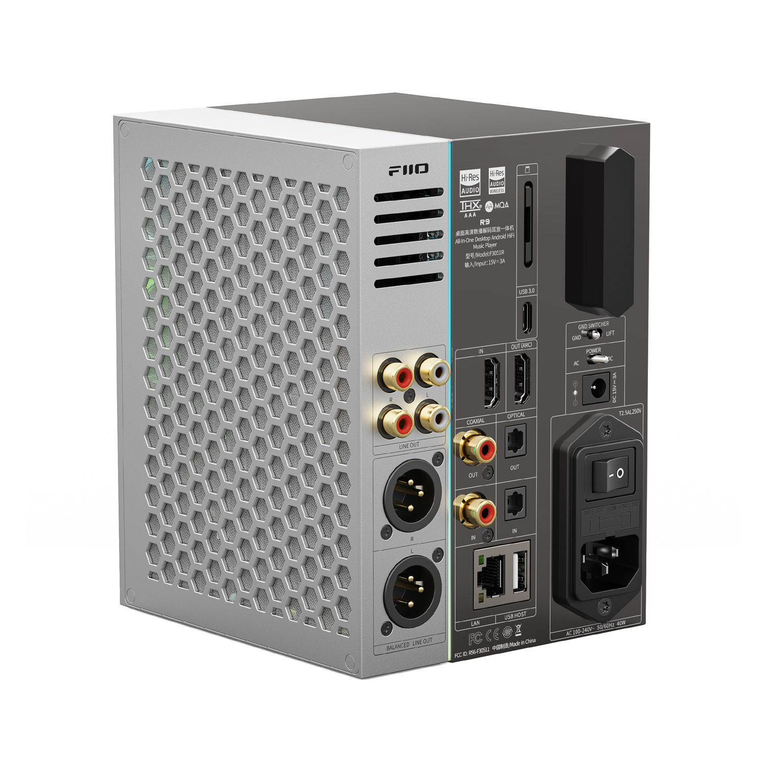 Fiio R9 back Fiio R9 back