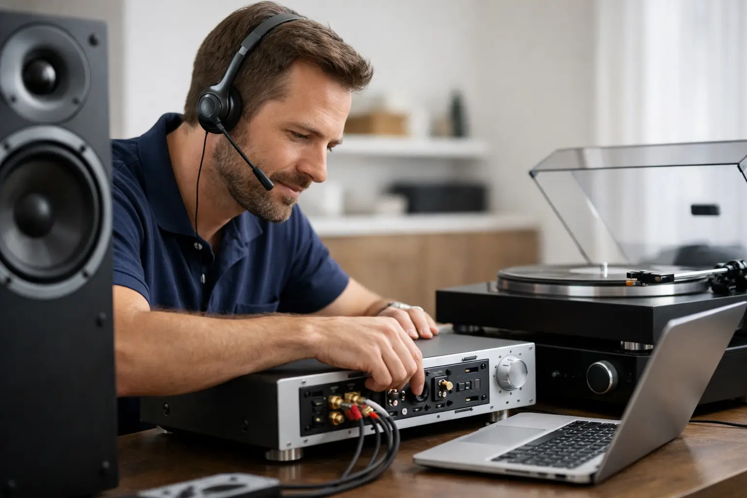 Technischer Support für die HiFi-Anlage