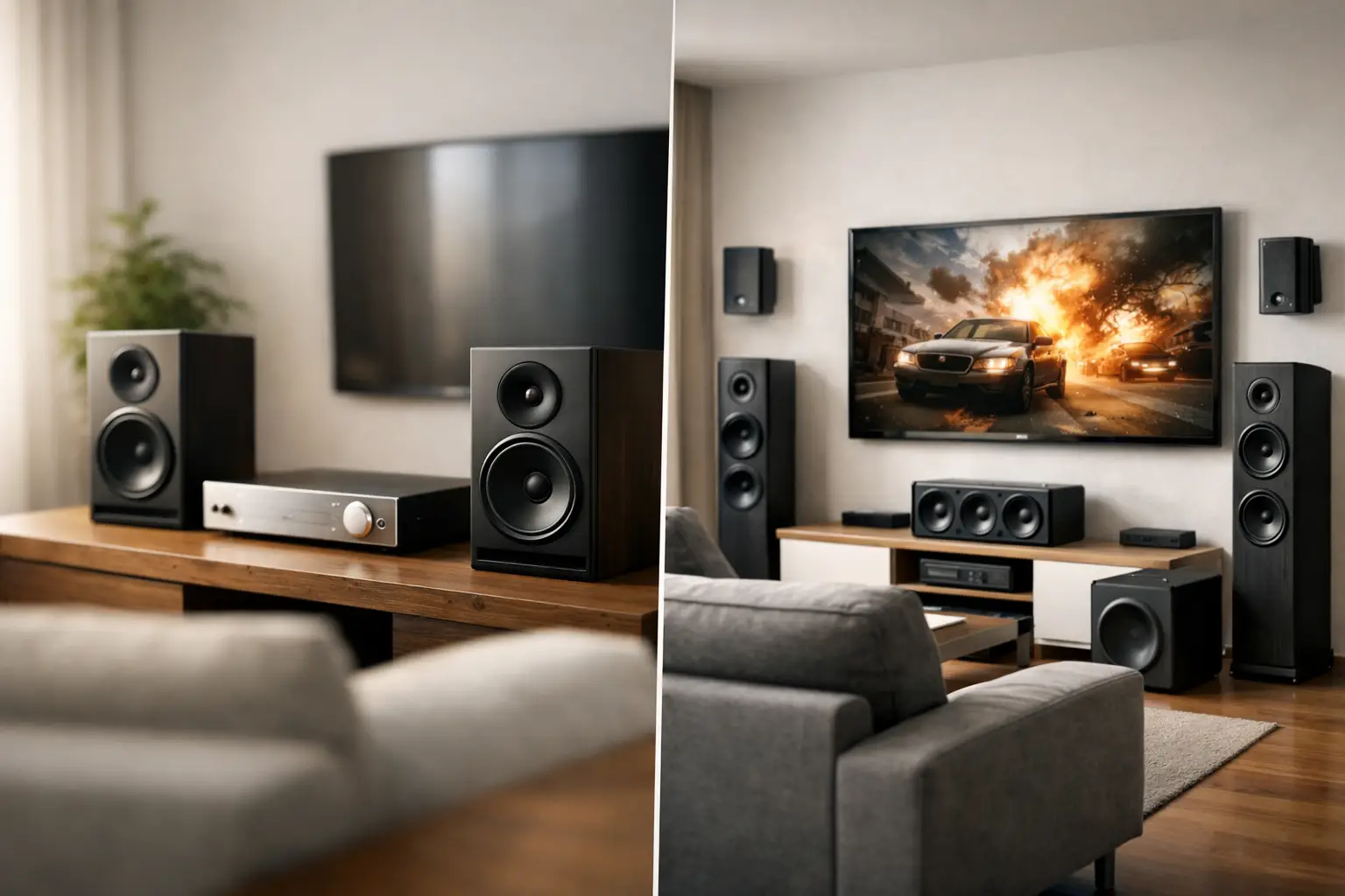Stereo oder Surroundsystem für Ihr Zuhause